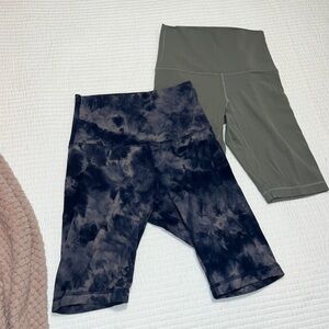 Lululemon align biker shorts size 6